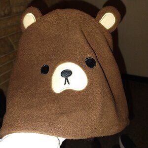 Cute Brown Bear Hood (with tassels)